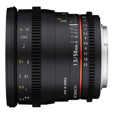 50mm T1.5 AS UMC Cine DS Lens for Canon EF Mount Image 2