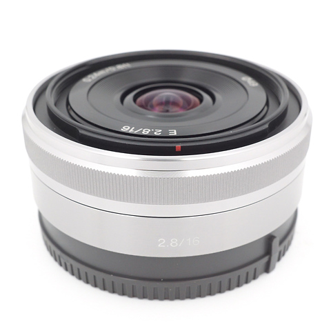 16mm f/2.8 Wide-Angle E-Mount Lens - Silver - Pre-Owned Image 0