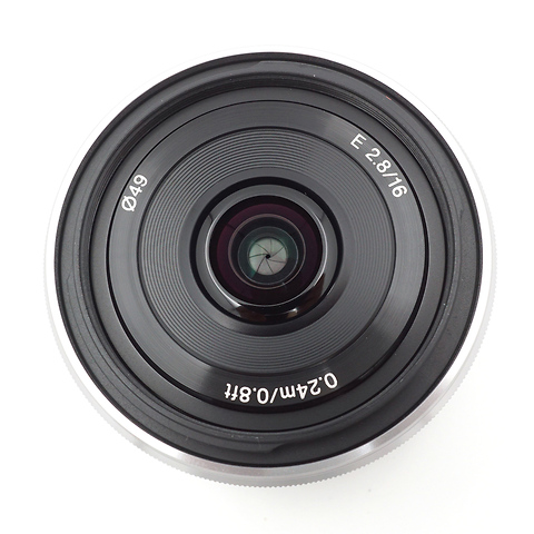 16mm f/2.8 Wide-Angle E-Mount Lens - Silver - Pre-Owned Image 1