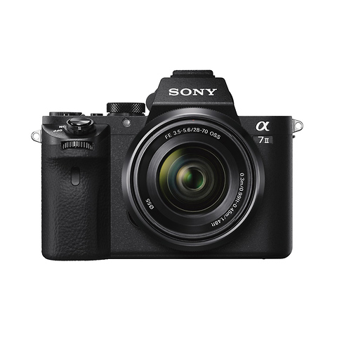 Alpha a7II Mirrorless Digital Camera with FE 28-70mm f/3.5-5.6 OSS Lens and FE 35mm f/1.8 Lens Image 1