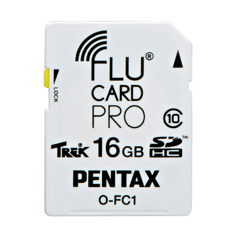 16GB FluCard Pro SDHC Memory Card for Pentax Cameras Image 0
