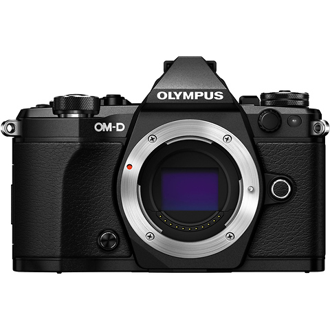 OM-D E-M5 Mark II Micro Four Thirds Digital Camera Body (Black) Image 0