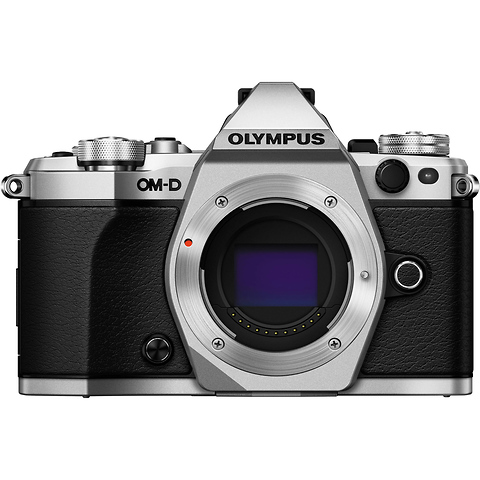 OM-D E-M5 Mark II Micro Four Thirds Digital Camera Body (Silver) Image 0