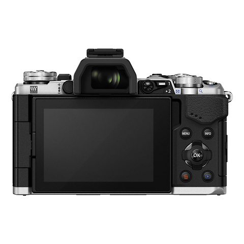 OM-D E-M5 Mark II Micro Four Thirds Digital Body Silver (Open Box) Image 3