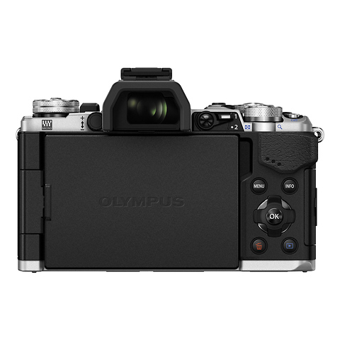 OM-D E-M5 Mark II Micro Four Thirds Digital Body Silver (Open Box) Image 4