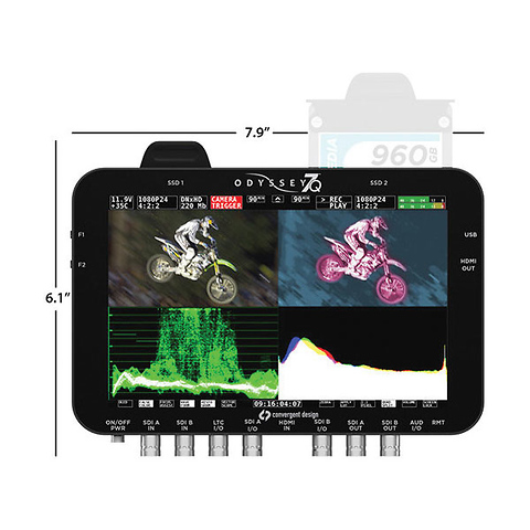 EOS C500 Camera (EF Mount) With Odyssey7Q 4K Recorder Image 6