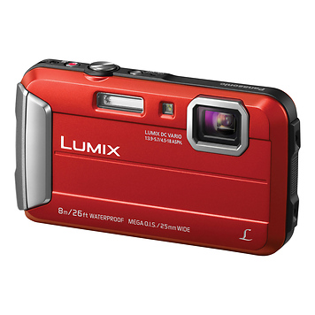 Lumix DMC-TS30 Digital Camera (Red)