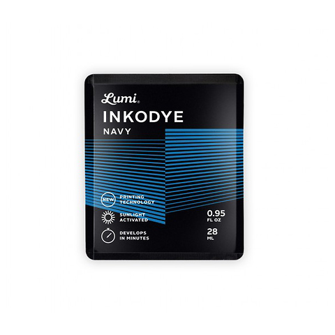 Inkodye Snap Pack .95oz Light Sensitive Dye (Navy) Image 0