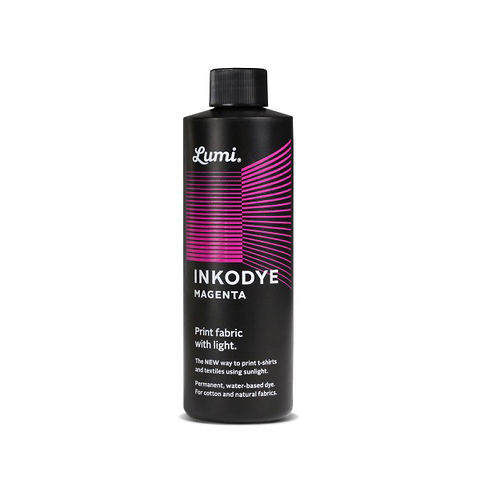 Inkodye Bottle 8oz Light Sensitive Dye (Magenta) Image 0