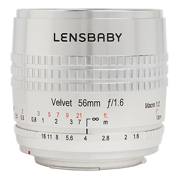 Velvet 56mm f/1.6 SE Lens for Nikon F (Silver)