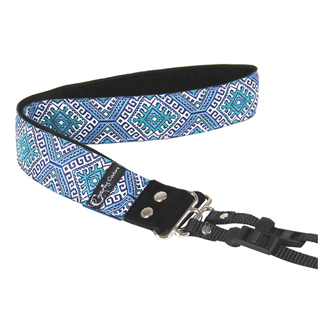 Designer Collection 1.5 In. Camera Strap (Moroccan Sea) Image 0