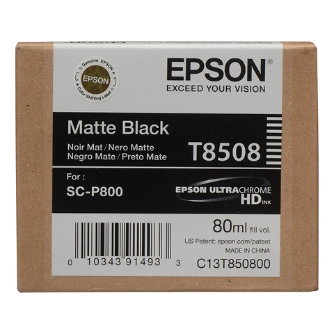 T850 UltraChrome HD Matte Black Ink Cartridge (80 ml) Image 0