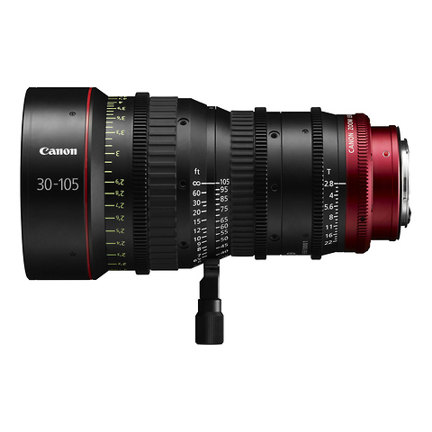 PL-Mount CN-E 30-105mm f/2.8 L SP/MOD Digital Cinema Zoom Lens with EF-Mount Conversion Parts Image 0