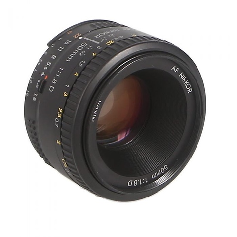 AF Nikkor 50mm f/1.8D Autofocus Lens Pre-Owned Image 1