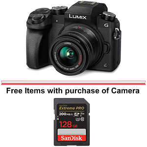 Lumix DMC-G7 Mirrorless Micro Four Thirds Digital Camera with 14-42mm Lens (Black)