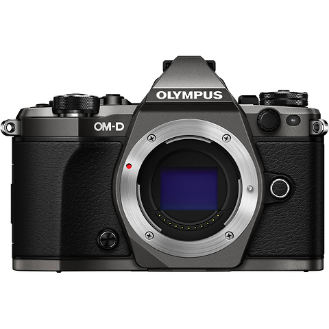 OM-D E-M5 Mark II LE Micro 4/3s Camera Body Titanium (Open Box) Image 0