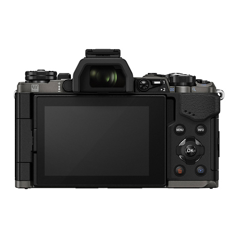 OM-D E-M5 Mark II Limited Edition Micro Four Thirds Digital Camera Body (Titanium) Image 5