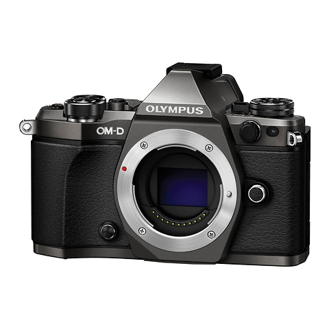 OM-D E-M5 Mark II Limited Edition Micro Four Thirds Digital Camera Body (Titanium) Image 2