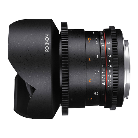 14mm T3.1 Cine DS Lens for Canon EF Mount Image 3