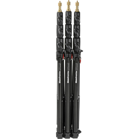 7 ft. Alu Mini Compact Air-Cushioned Stand Quick Stack 3-Pack (Black) Image 2
