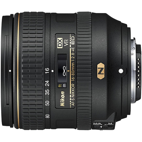 AF-S DX NIKKOR 16-80mm f/2.8-4E ED VR Lens Image 1