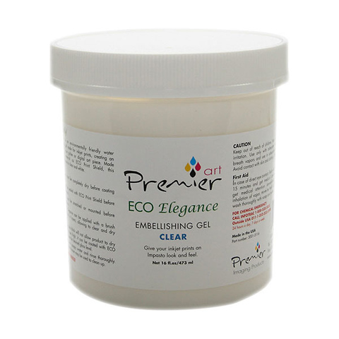 ECO Elegance Inkjet Print Embellishing Gel (Clear, 16 oz) Image 0