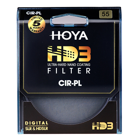 55mm Circular Polarizer HD3 Filter Image 1