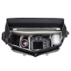 The Nylon Brixton Camera and Laptop Messenger Bag (Black) Thumbnail 3