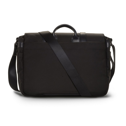 The Nylon Brixton Camera and Laptop Messenger Bag (Black) Image 2