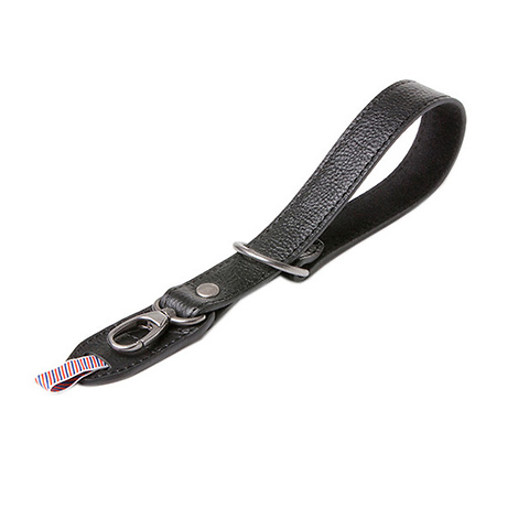 Razor Cut Camera Wrist Strap (Grained Black Leather) Image 0