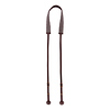 Adjustable Baby Alpaca Wool Leather Camera Strap (Charcoal/Brown) Thumbnail 0