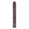 Adjustable Baby Alpaca Wool Leather Camera Strap (Charcoal/Brown) Thumbnail 2