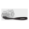 Leather Camera Wrist Strap with Cord Tethering (Black/White Stitching) Thumbnail 2