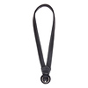 Leather Camera Wrist Strap with Ring Tethering (Black/White Stitching) Thumbnail 0