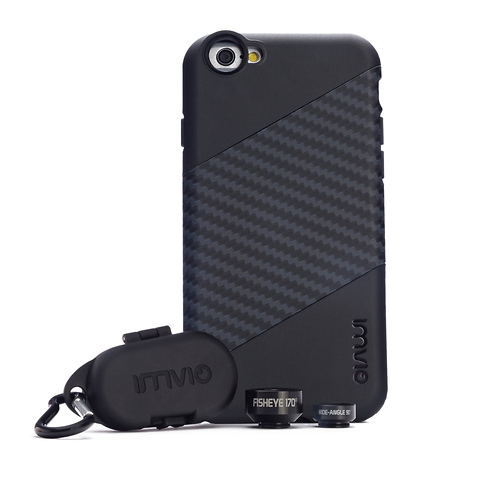 Protective Case and Optics Kit for Apple iPhone 6 Plus - Black Image 0