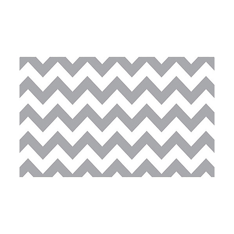 53 in. x 18 ft. Printed Background Paper (Gray & White Chevron) Image 0