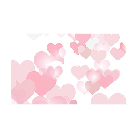 53 in. x 18 ft. Printed Background Paper (Love Burst) Image 0