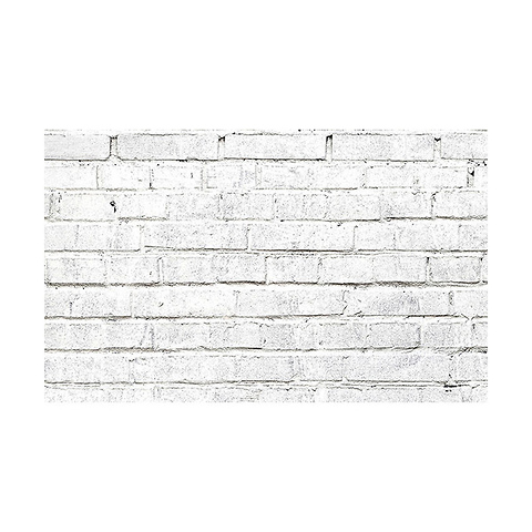 53 in. x 18 ft. Printed Background Paper (White Brick) Image 0