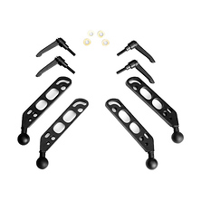 All Terrain Legs for Duzi Camera Slider with End Block Mounting Holes Image 0