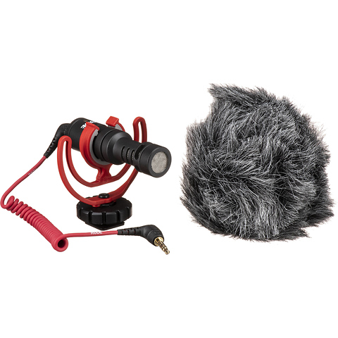 Rode VideoMicro Compact On-Camera Microphone with Rycote Lyre Shock Mount,  Auxil 698813004362