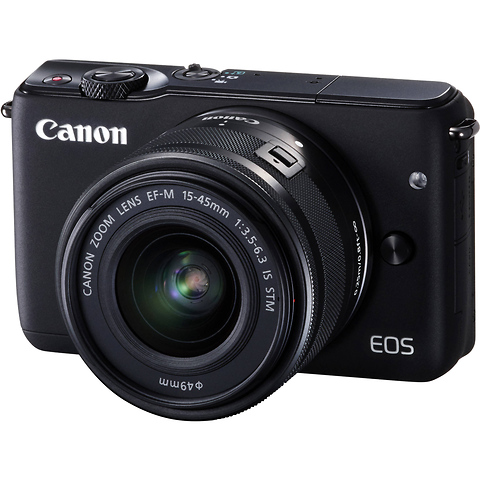 EOS M10 Mirrorless Digital Camera with 15-45mm Lens (Black) Image 0