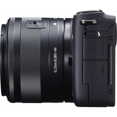 EOS M10 Mirrorless Digital Camera with 15-45mm Lens (Black) Image 4