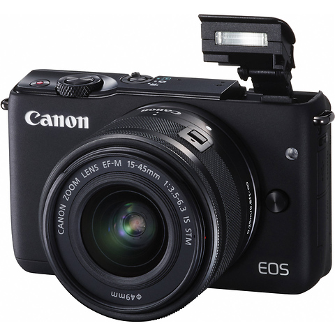 EOS M10 Mirrorless Digital Camera with 15-45mm Lens (Black) Image 6