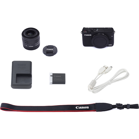 EOS M10 Mirrorless Digital Camera with 15-45mm Lens (Black) Image 9