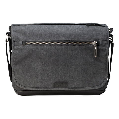 Cooper Luxury Canvas 13 Slim Camera Bag with Leather Accents (Gray) Image 0