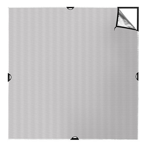 Scrim Jim Cine Silver/White Bounce Fabric (6 x 6 ft.) Image 0