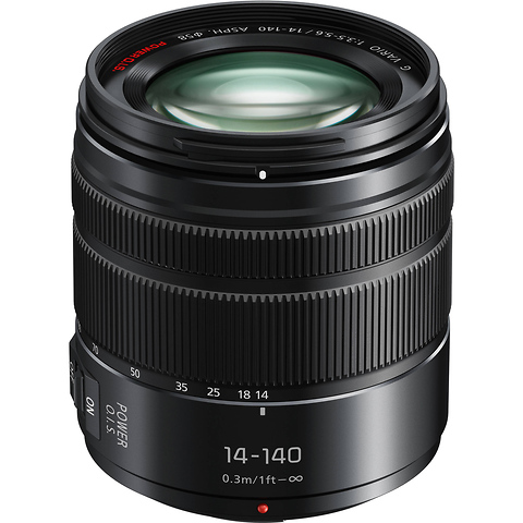 Lumix G Vario 14-140mm f/3.5-5.6 ASPH. POWER O.I.S. Lens (Black) Image 0