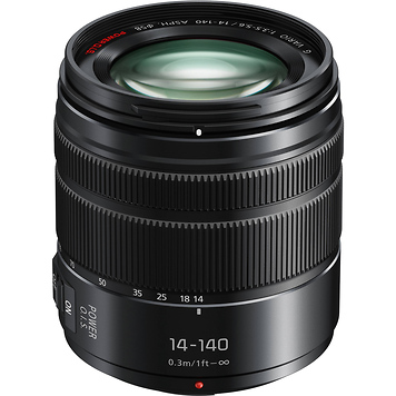 Lumix G Vario 14-140mm f/3.5-5.6 ASPH. POWER O.I.S. Lens (Black)