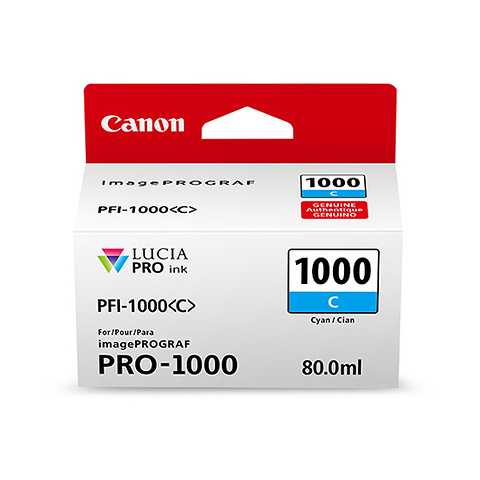 PFI-1000 C LUCIA PRO Cyan Ink Tank (80ml) Image 2