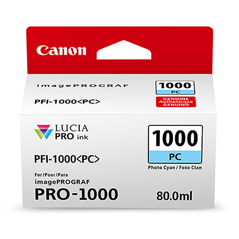 PFI-1000 PC LUCIA PRO Photo Cyan Ink Tank (80ml) Image 2